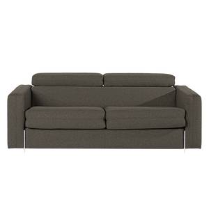 Schlafsofa Wissant mit Matratze Antiklederlook - Anthrazit