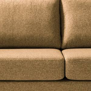 3-Sitzer Sofa COSO Classic+ Webstoff - Webstoff Inze: Hellbraun - Buche Dunkel