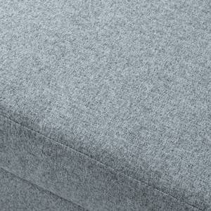 Polsterhocker COSO Classic+ Webstoff - Webstoff Inze: Graublau - Breite: 64 cm - Buche Dunkel