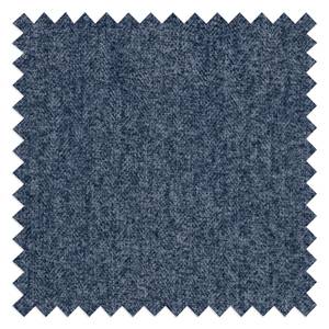 Repose-pieds COSO Classic+ Tissu - Tissu Inze: Bleu - Largeur : 95 cm - Hêtre foncé