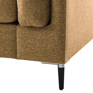 3-Sitzer Sofa COSO Classic+ Webstoff - Webstoff Inze: Hellbraun - Schwarz