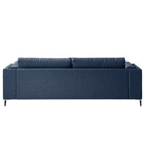 3-Sitzer Sofa COSO Classic+ Webstoff - Webstoff Inze: Blau - Schwarz