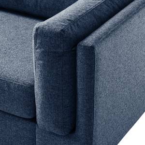 3-Sitzer Sofa COSO Classic+ Webstoff - Webstoff Inze: Blau - Schwarz