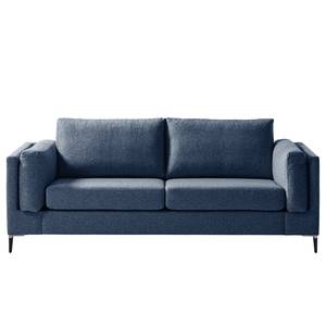 2,5-Sitzer Sofa COSO Classic+ Webstoff - Webstoff Inze: Blau - Schwarz