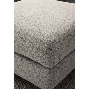 Polsterhocker COSO Classic+ Webstoff - Chenille Rufi: Beige - Breite: 64 cm - Schwarz