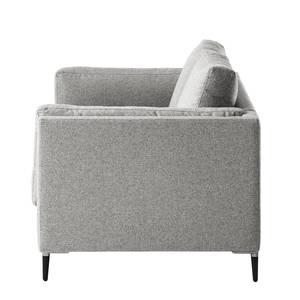 2-Sitzer Sofa COSO Classic+ Webstoff - Webstoff Inze: Hellgrau - Schwarz