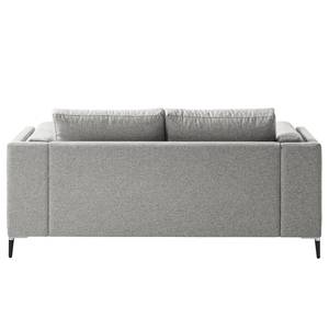 2-Sitzer Sofa COSO Classic+ Webstoff - Webstoff Inze: Hellgrau - Schwarz