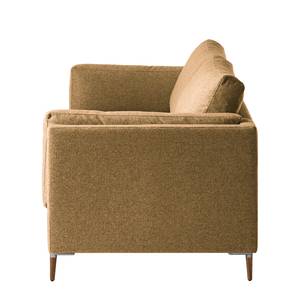 3-Sitzer Sofa COSO Classic+ Webstoff - Webstoff Inze: Hellbraun - Eiche Dunkel