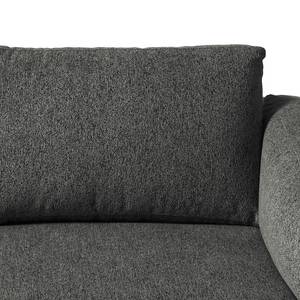 2,5-Sitzer Sofa COSO Classic+ Webstoff - Chenille Rufi: Anthrazit - Eiche Dunkel