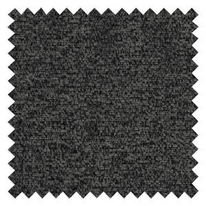 Repose-pieds COSO Classic+ Tissu - Tissu Chenille Rufi: Anthracite - Largeur : 64 cm - Chêne foncé