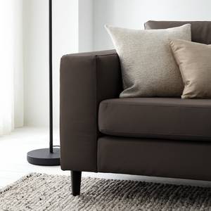 3-Sitzer Sofa COSO Classic Echtleder - Echtleder Neto: Braun - Buche