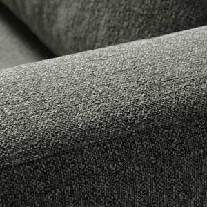 2,5-Sitzer Sofa COSO Classic Webstoff - Stoff Lica: Dunkelgrau - Buche