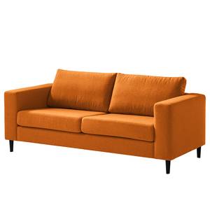 2,5-Sitzer Sofa COSO Classic Webstoff - Webstoff Milan: Rostbraun - Buche