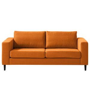 2,5-Sitzer Sofa COSO Classic Webstoff - Webstoff Milan: Rostbraun - Buche