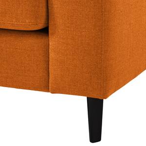 2,5-Sitzer Sofa COSO Classic Webstoff - Webstoff Milan: Rostbraun - Buche