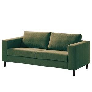 2,5-Sitzer Sofa COSO Classic Webstoff - Stoff Lica: Grün - Buche