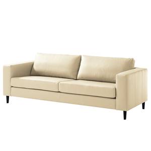 3-Sitzer Sofa COSO Classic Echtleder - Echtleder Neto: Creme - Buche