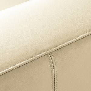 3-Sitzer Sofa COSO Classic Echtleder - Echtleder Neto: Creme - Buche