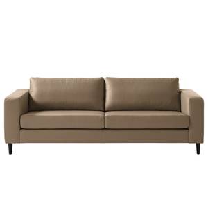 3-Sitzer Sofa COSO Classic Echtleder - Echtleder Neto: Taupe - Buche