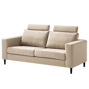 2,5-Sitzer Sofa COSO Classic Webstoff - Webstoff Milan: Beige - Buche