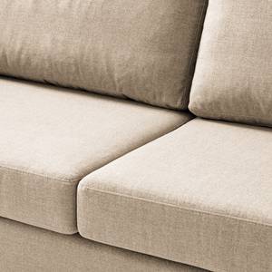 2,5-Sitzer Sofa COSO Classic Webstoff - Webstoff Milan: Beige - Buche