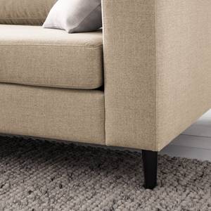 2,5-Sitzer Sofa COSO Classic Webstoff - Webstoff Milan: Beige - Buche