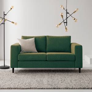 2-Sitzer Sofa COSO Classic Webstoff - Stoff Lica: Grün - Buche