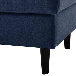 Gestoffeerde hocker COSO Classic geweven stof - Geweven stof Milan: Lichtblauw - Breedte: 95 cm - Beuk