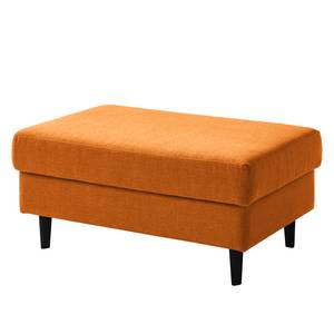 Gestoffeerde hocker COSO Classic geweven stof - Geweven stof Milan: Roestbruin - Breedte: 95 cm - Beuk