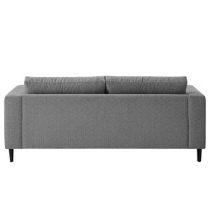 2,5-Sitzer Sofa COSO Classic Webstoff - Stoff Lica: Hellgrau - Buche