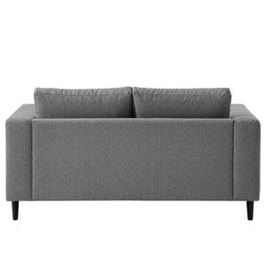 2-Sitzer Sofa COSO Classic Webstoff - Stoff Lica: Hellgrau - Buche