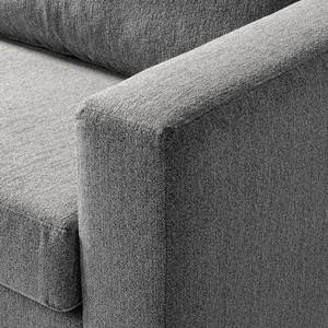 2-Sitzer Sofa COSO Classic Webstoff - Stoff Lica: Hellgrau - Buche