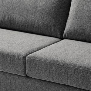 2-Sitzer Sofa COSO Classic Webstoff - Stoff Lica: Hellgrau - Buche