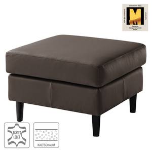 Gestoffeerde hocker COSO Classic echt leer - Leer Neto: Bruin - Breedte: 64 cm - Beuk