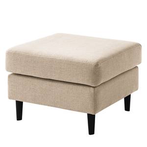 Gestoffeerde hocker COSO Classic geweven stof - Geweven stof Milan: Beige - Breedte: 64 cm - Beuk