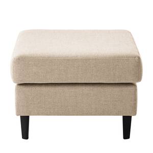 Gestoffeerde hocker COSO Classic geweven stof - Geweven stof Milan: Beige - Breedte: 64 cm - Beuk