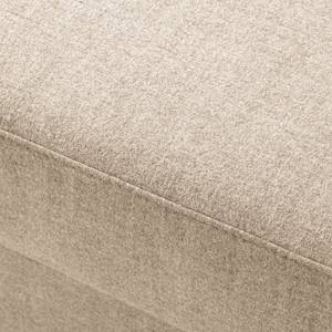 Gestoffeerde hocker COSO Classic geweven stof - Geweven stof Milan: Beige - Breedte: 64 cm - Beuk