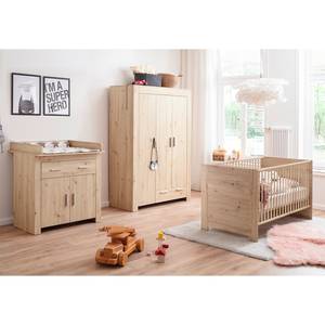 Kinderbed Ahoi Bruin - Plaatmateriaal - 144 x 83 x 78 cm