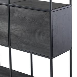 Open kast Meon III Grijze eikenhouten look - Breedte: 101 cm