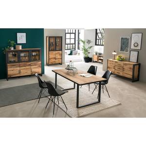 Buffet haut Ironwood IV Placage en bois véritable / Métal - Chêne vieilli / Gris