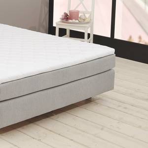 Letto boxspring Boyceville Color grigio chiaro - 120 x 200cm