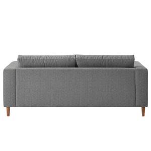 2,5-Sitzer Sofa COSO Classic Webstoff - Stoff Lica: Hellgrau - Eiche