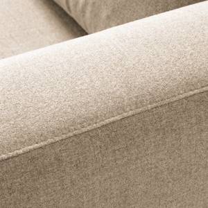 2,5-Sitzer Sofa COSO Classic Webstoff - Webstoff Milan: Beige - Eiche