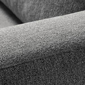 2-Sitzer Sofa COSO Classic Webstoff - Stoff Lica: Hellgrau - Eiche