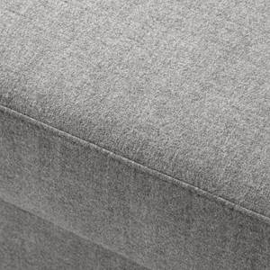 Repose-pieds COSO Classic Tissu - Tissu Milan : Gris clair - Largeur : 64 cm - Chêne