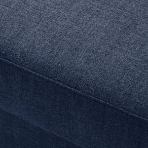 Repose-pieds COSO Classic Tissu - Tissu Milan : Bleu foncé - Largeur : 64 cm - Chêne