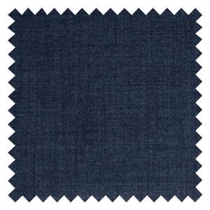 Gestoffeerde hocker COSO Classic geweven stof - Geweven stof Milan: Lichtblauw - Breedte: 64 cm - Eik