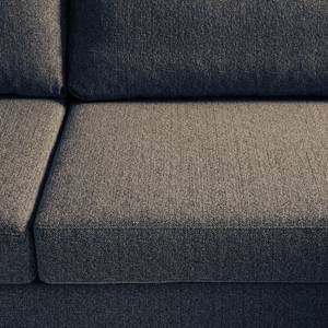 Ecksofa COSO Classic mit Ottomane Webstoff - Stoff Lica: Blau - Breite: 304 cm - Ottomane davorstehend rechts - Keine Funktion - Eiche