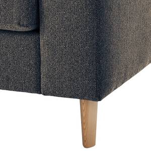 3-Sitzer Sofa COSO Classic Webstoff - Stoff Lica: Blau - Esche