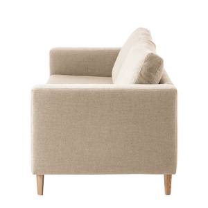 3-Sitzer Sofa COSO Classic Webstoff - Webstoff Milan: Beige - Esche